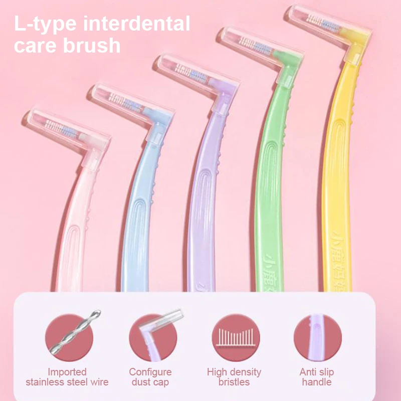 10 шт. межзубная щетка для ортодонтической чистоты между зубами микрощетка