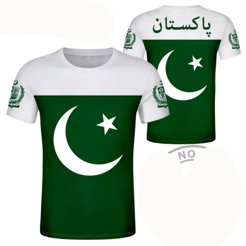 

PAKISTAN T Shirt Diy Free Custom Name Number Pak T-shirt Nation Flag Islam Arabic Islamic Pk Pakistani Arab Print Photo Clothing