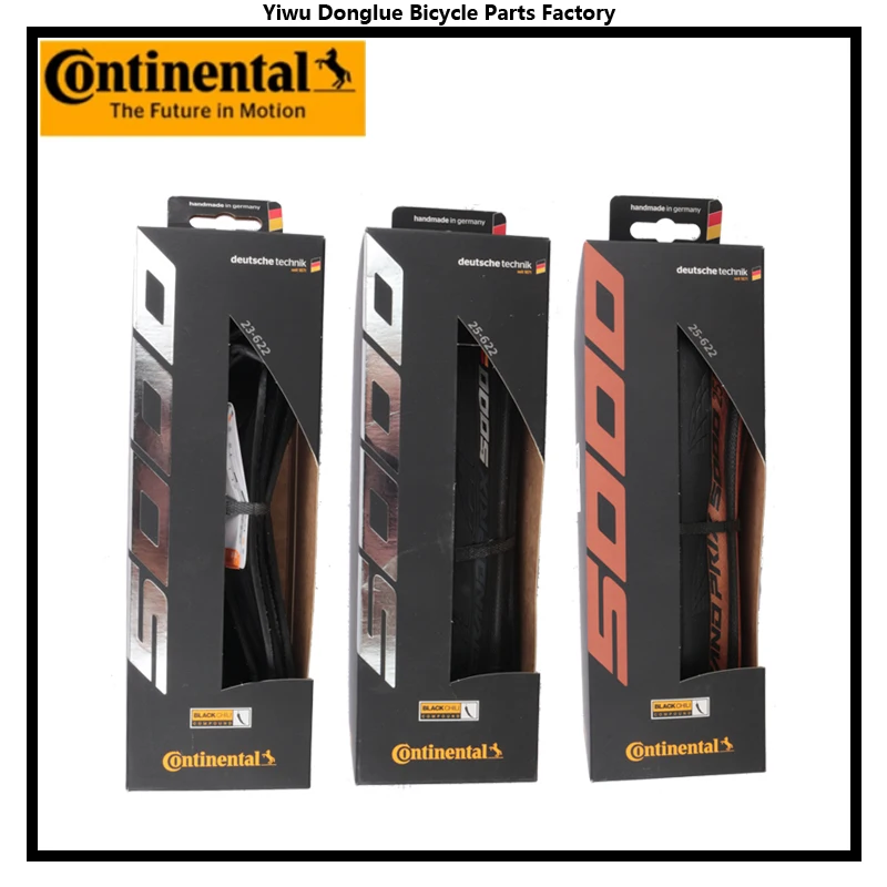 Continental Grand Prix Gp 5000 GP5000 Normal/STR 700x25c Black/Yellow/Brown Color Vacuum tire Bicycling Road Folding