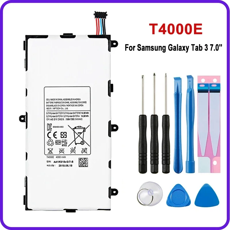 Сменный аккумулятор для планшета T4000E Samsung Galaxy Tab 3 7 0 дюйма T211 T210 T215 T217A SM-T210R T2105 P3210