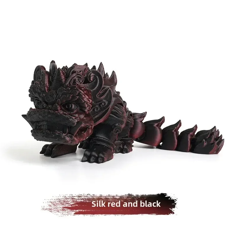 

Пластиковая миниатюра танцующего льва 10 см