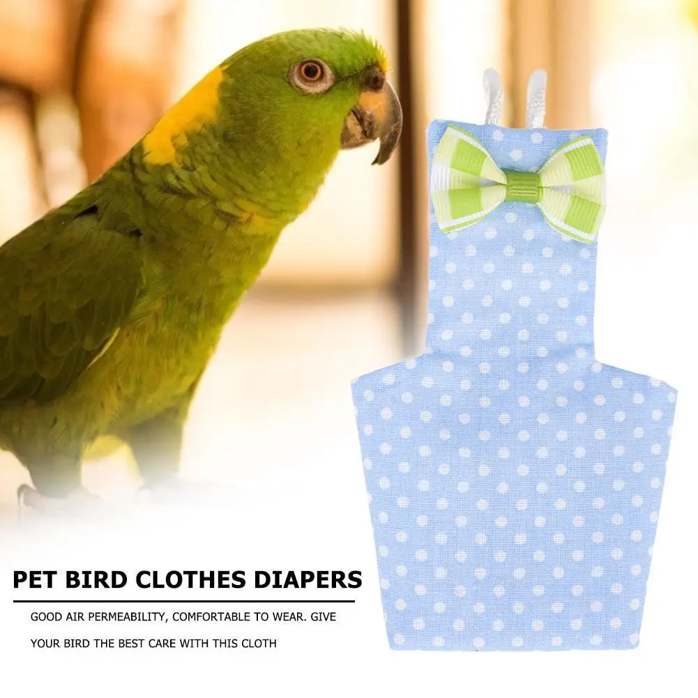 

Pet Washable Diaper Resuable Breathable Super Absorbent Flight Suit For Bird Pigeon Parrot