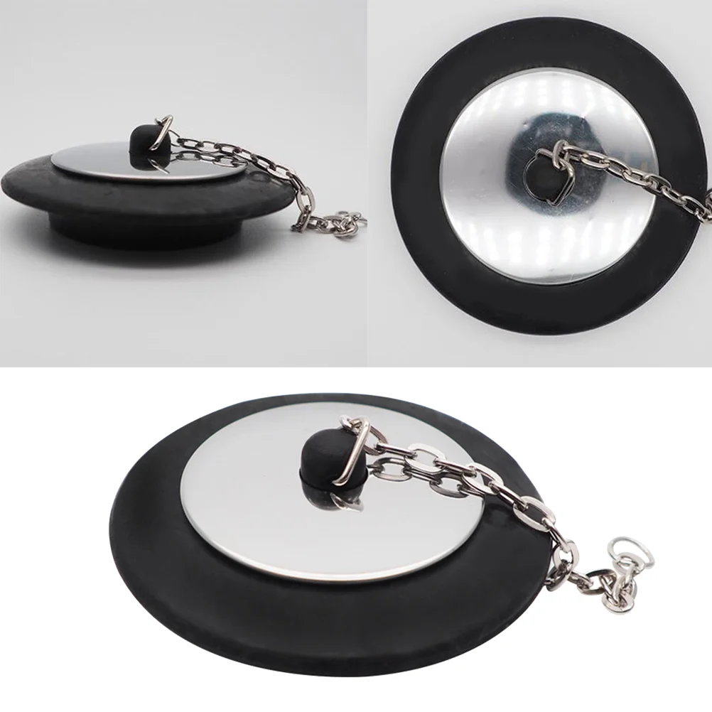 

Wash Basin Sink Bathroom Sink Hair Catcher Universal Sink Plug Pool Bathtub- Stopper Metal Strainer