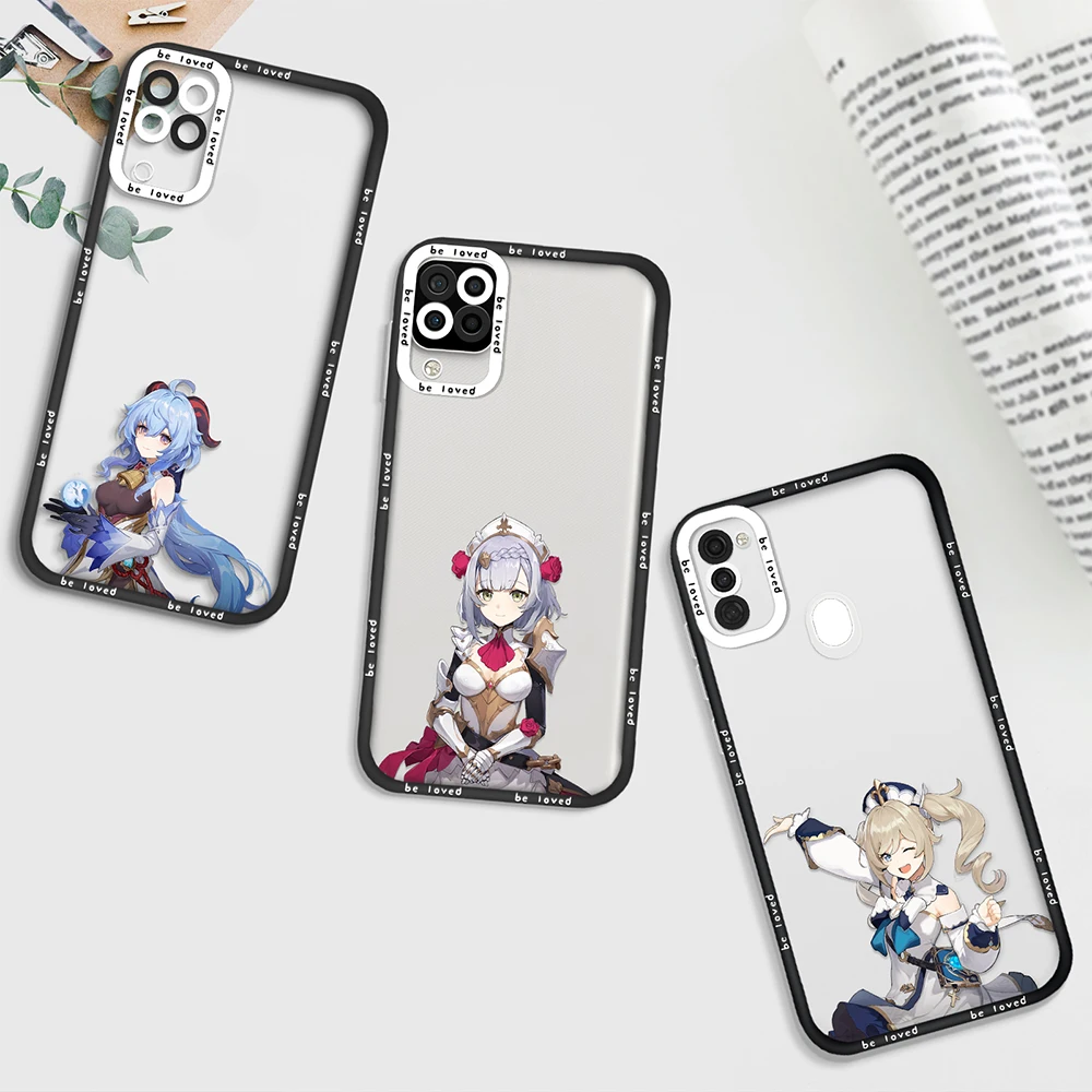 

Genshin Impact Ganyu Case for Samsung Galaxy A11 A12 A71 A21S A32 4G A52 A52S A53 5G A72 S22 Plus Ultra Transparent Capinha