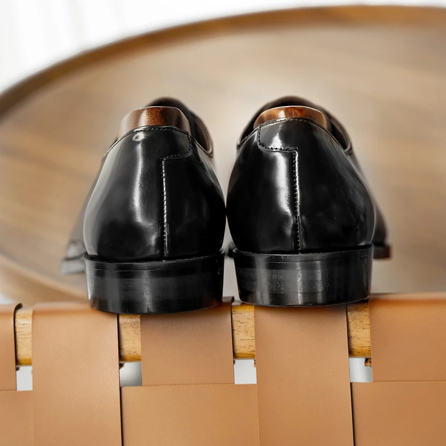 Мужские классические туфли-оксфорды Hanmce из натуральной коровьей кожи 2025