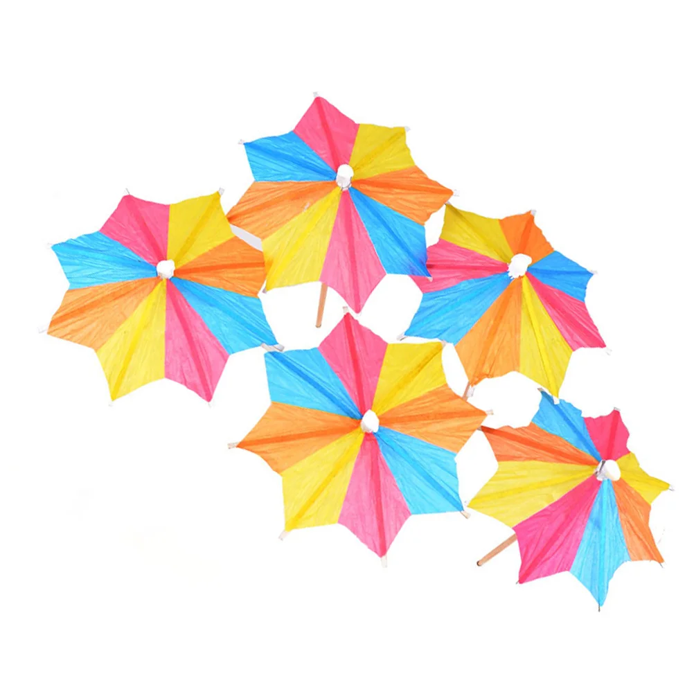 

144 шт., одноразовые декоративные зонты для коктейлей