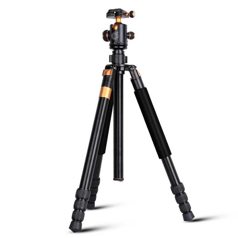 

Q968 A Aluminum travel digital camera tripod stand 1670mm video & DSLR photography tripod monopod 15KG bearing camera accessory