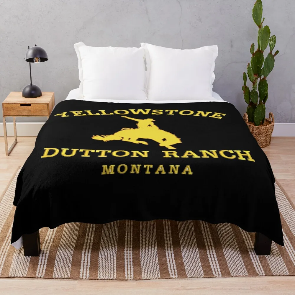 

Yellowstone Dutton Ranch Throw Blanket Fluffy Blanket