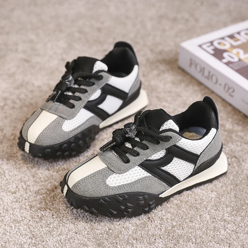 2023 Children's Sports Running Shoes Boys and Girls' Training Golf Shoes Children's Non-slip Golf Walking Shoes Size 22-36