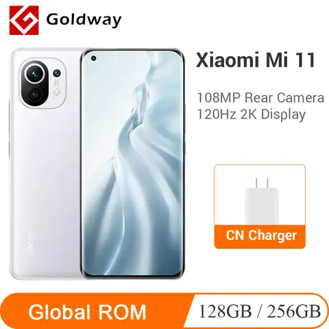 Xiaomi Mi 11 Телефон, 8 Гб ОЗУ 128 ГБ/256 Гб ПЗУ, Восьмиядерный, экран 888 дюйма