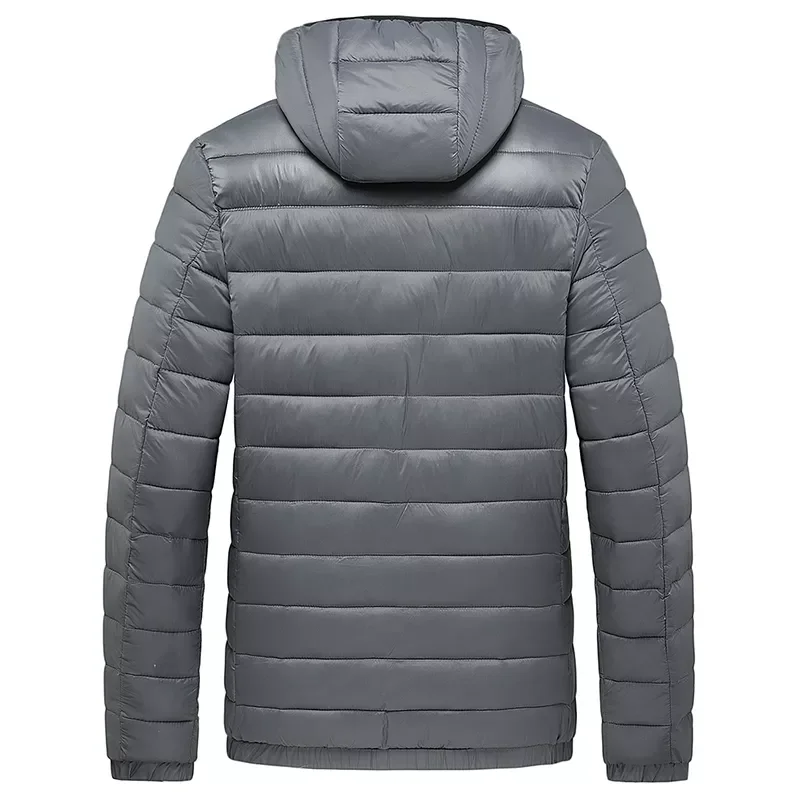 Color Outwear Korea Parkas Men New Winter Streetwear Warm Waterproof Coat Men Winter Men Casual Solid