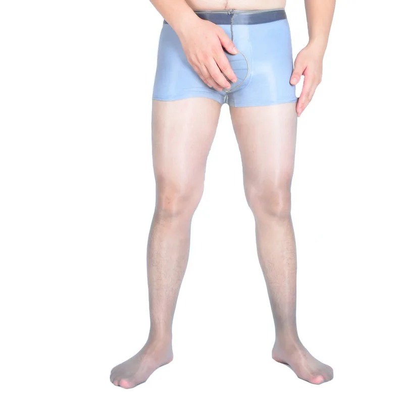 Мужские Колготки Чулки с рукавом мужское нижнее белье для взрослых прозрачные