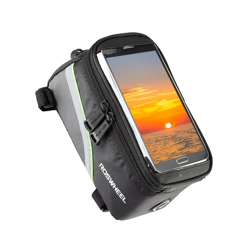 Велосумка ROSWHEEL с сенсорным экраном дождестойкая для горных велосипедов дорожных
