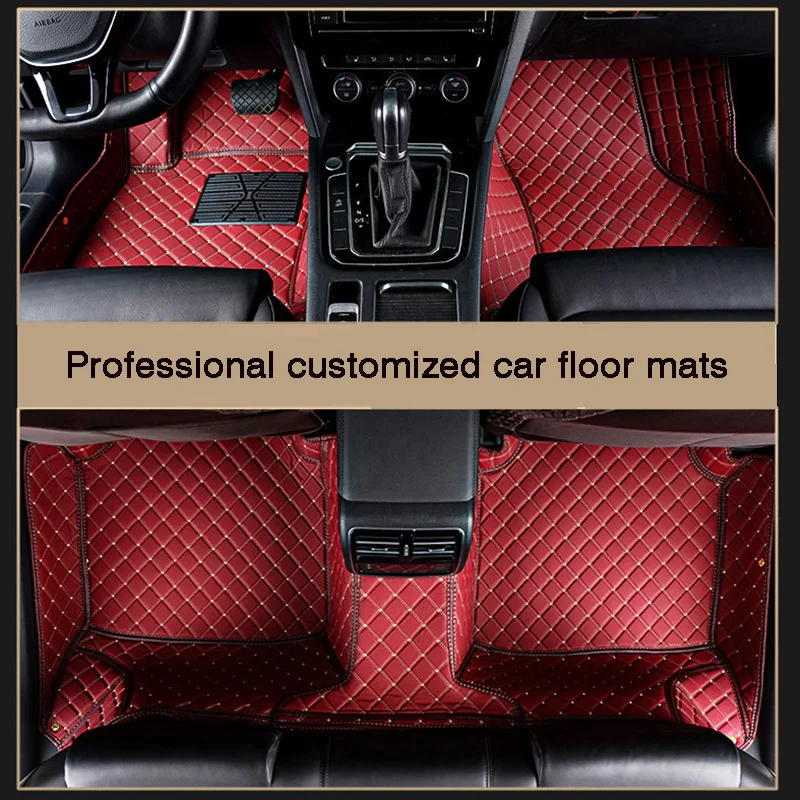 

Full Surround Custom Diamond Checkered Car Floor Mat for HYUNDAI Verna i10 Getz i20 Palisade Elantra Azera Maxcruz Auto Parts