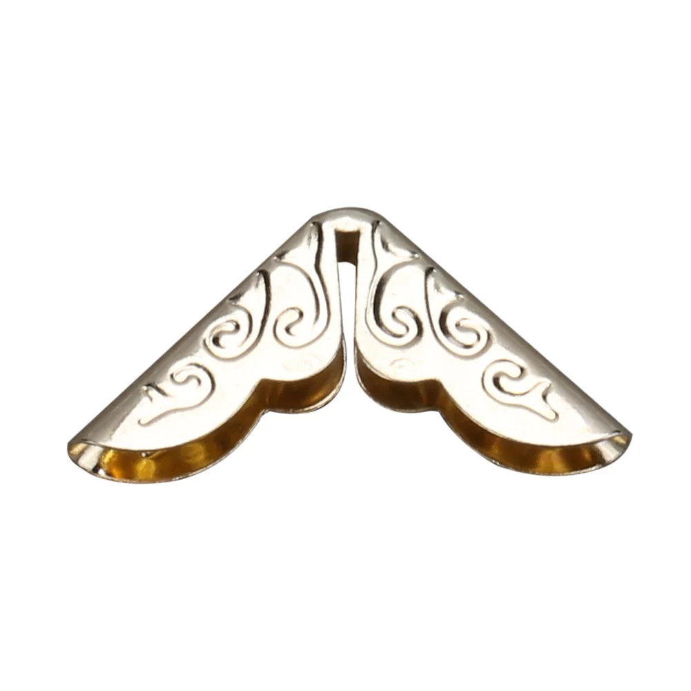 100 шт. карточный файл меню металлическая книга угловая защита для ноутбука тон