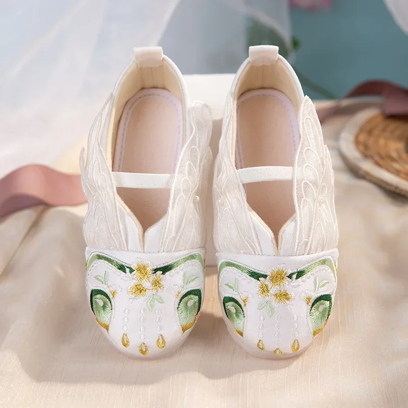 CY191 2024 весенние новые старые тканевые туфли в Пекине на плоской подошве древнем