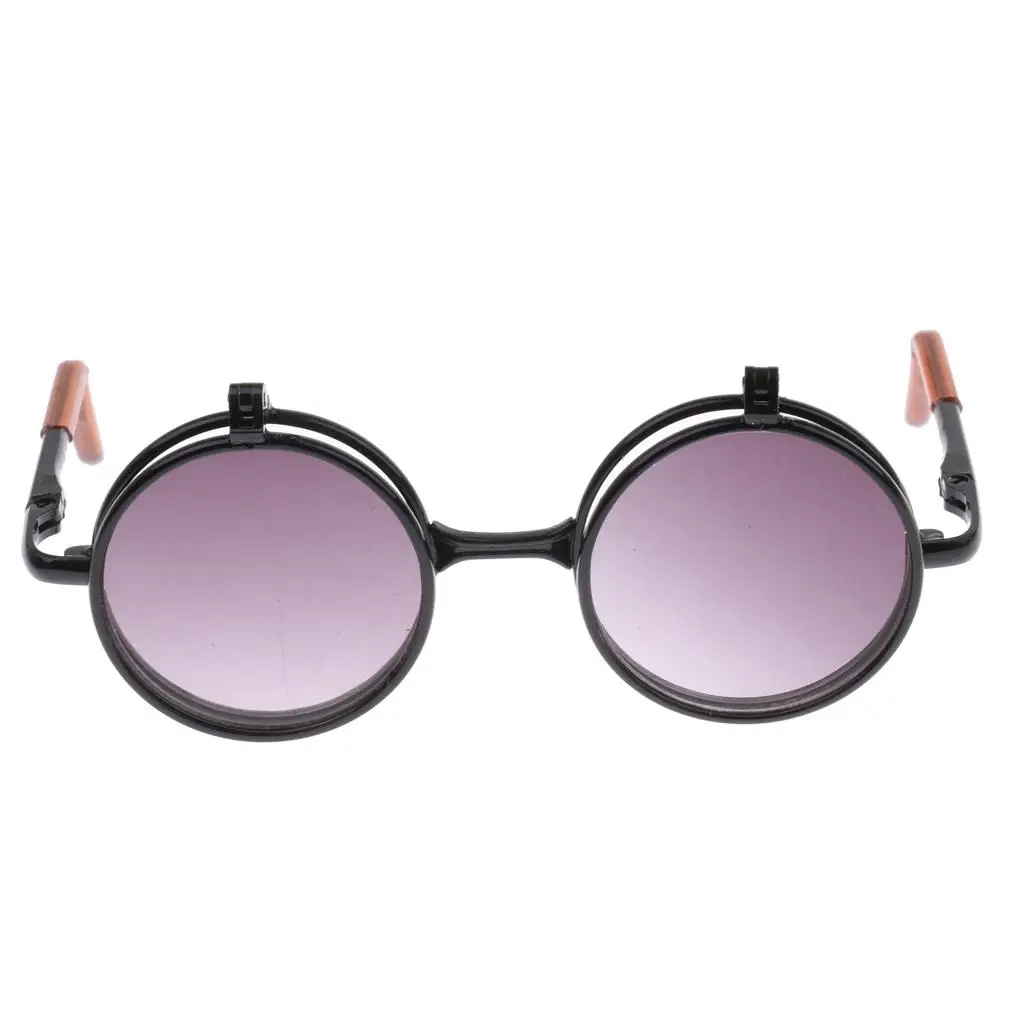 

Медные солнцезащитные очки в стиле ретро/6 цветов, 12-дюймовая Одежда для кукол, платье с градиентными фиолетовыми линзами