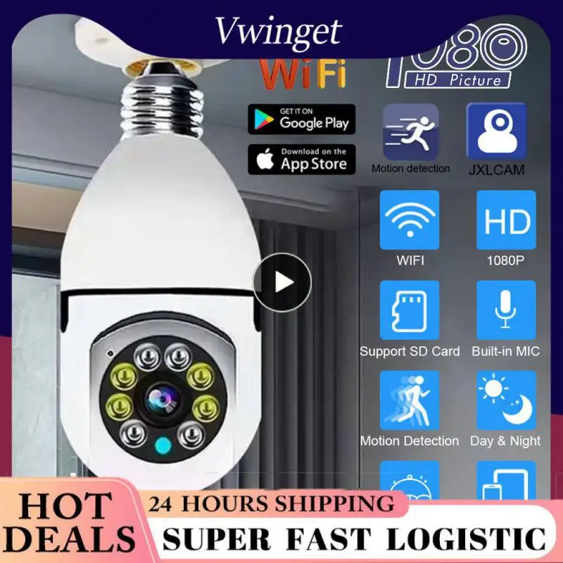 

Suitable For Various Occasions Bulb Surveillance Camera Support Wifi 2.4ghz Wifi Is Supported Easy To Installed Smart Bulb