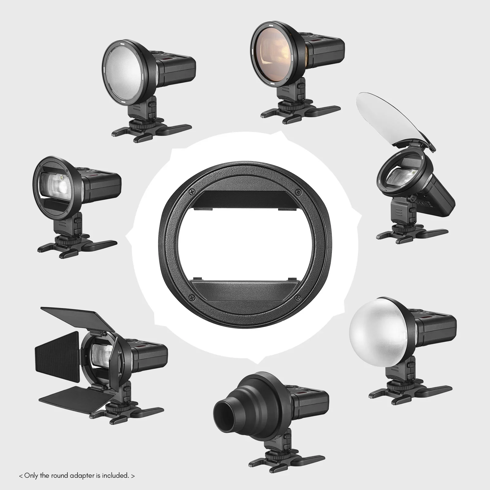Кольцевой адаптер Godox для вспышки MF12