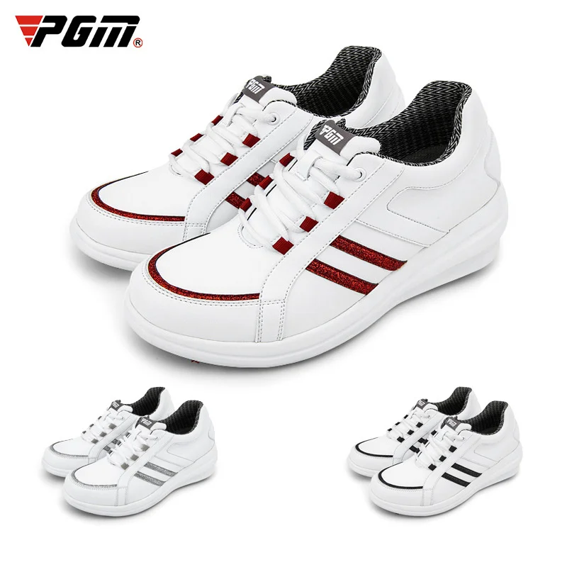 PGM Women's Golf Shoes High top Waterproof Breathable ladies inner heightened Women Sports Golf Course Non-slip Sneakers XZ147