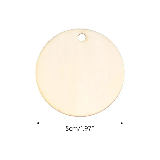 

Round Pack Wooden 2cm 3cm 4cm 5cm Circles Natural Discs Blank Signs Crafts Wedding Party Gift Label Hang Tag Cards