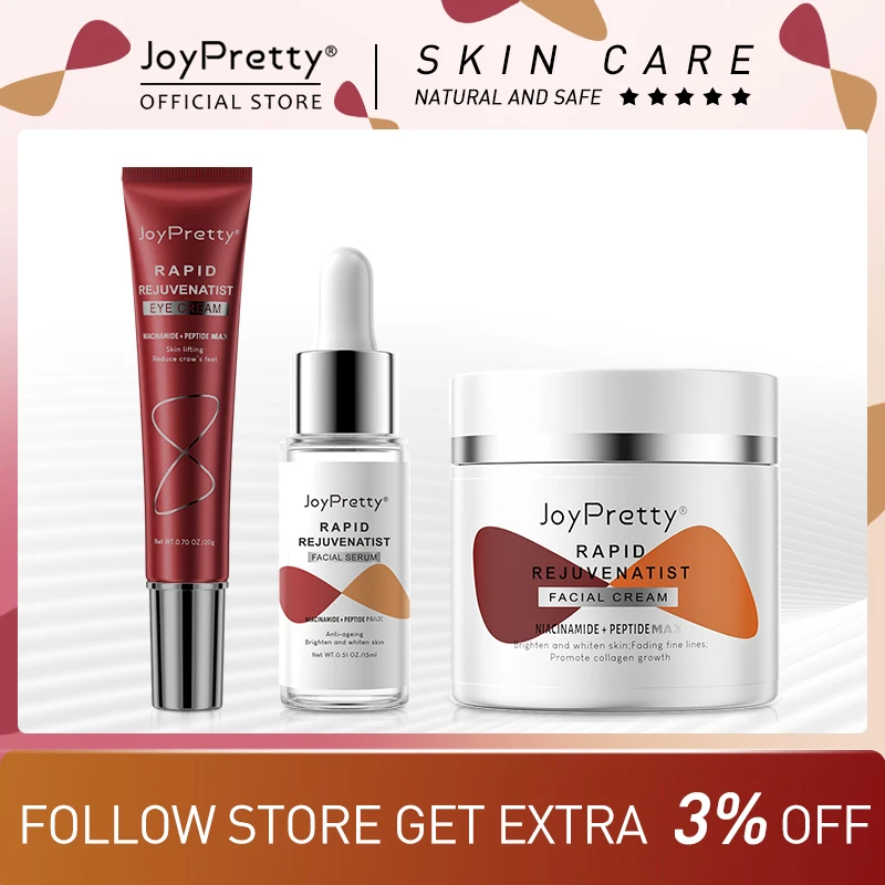 JoyPretty-crema rejuvenecedora para el cuidado de la piel, suero blanqueador, emulsiones de arrugas, eliminador de ojeras, productos para el cuidado de la piel Facial
