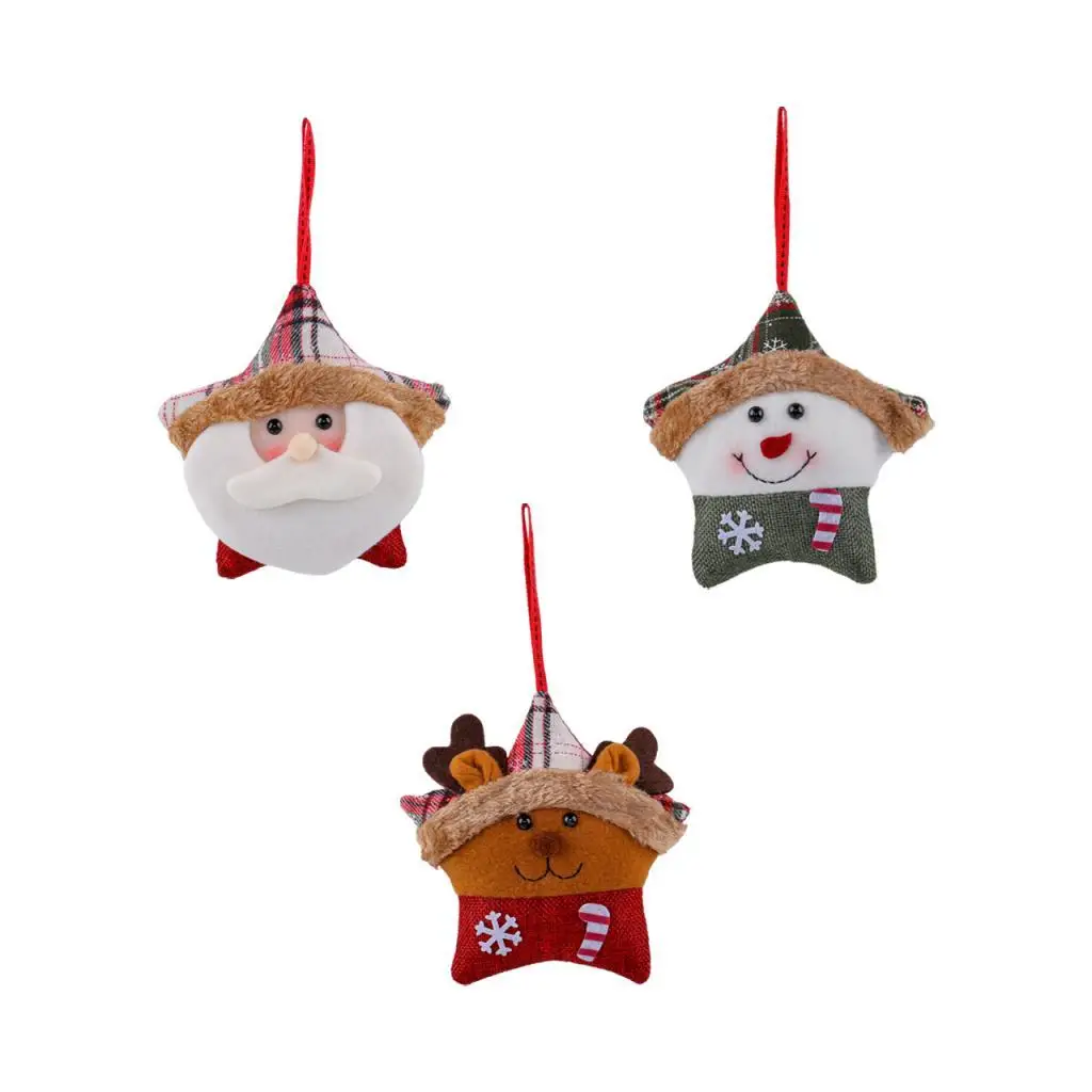 Christmas Tree Doll Pendant Festive for Front Door Walls Fireplace