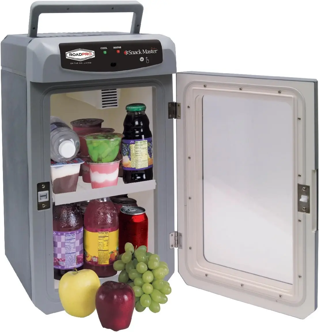

12-Volt Snackmaster Cooler/Warmer, Medium, Gray