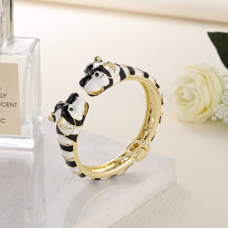 Браслеты унисекс эмалированные в виде животных леопарда пантеры Пумы