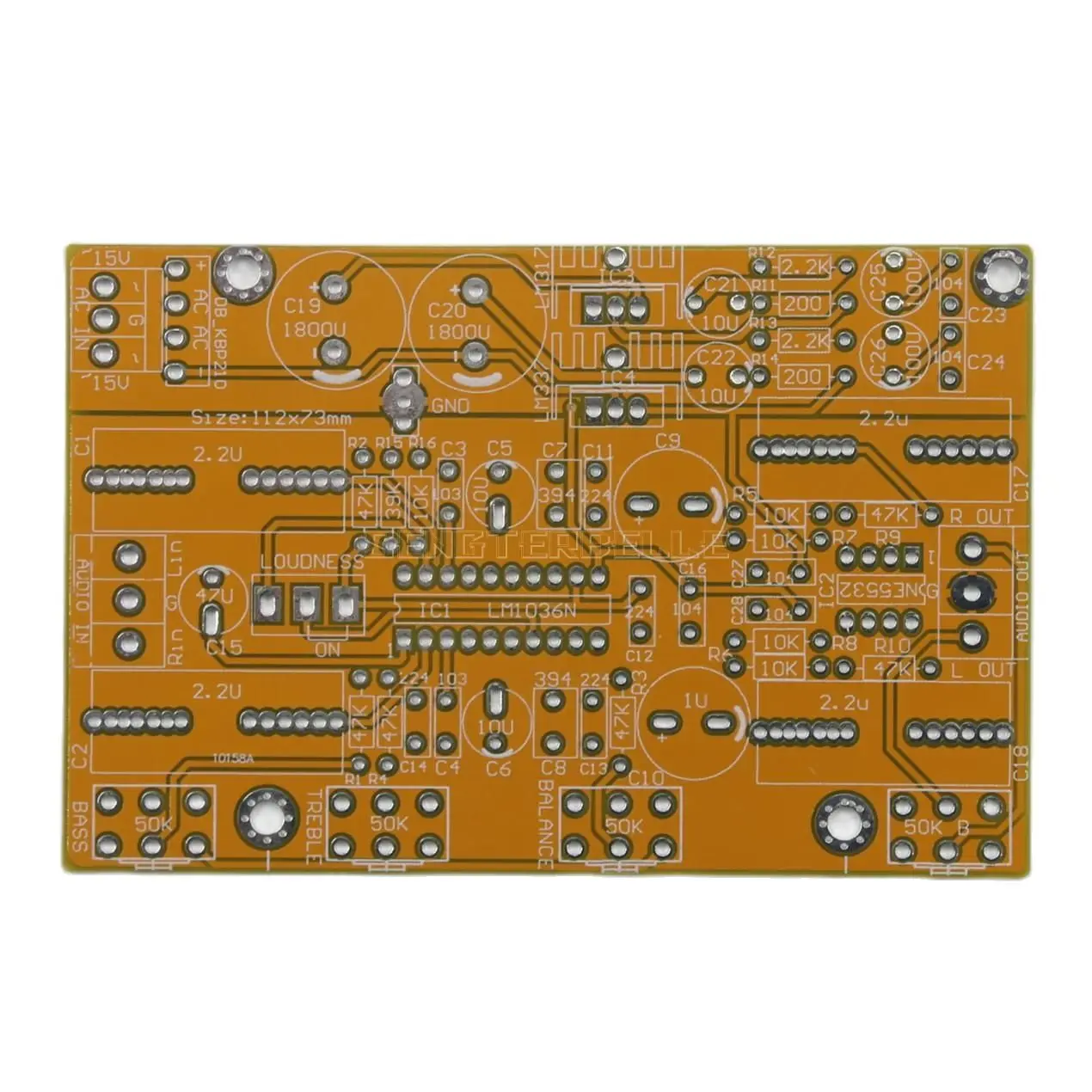 

Плата управления регулировкой громкости NE5532 + LM1036, домашняя плата предварительного усилителя звука HiFi