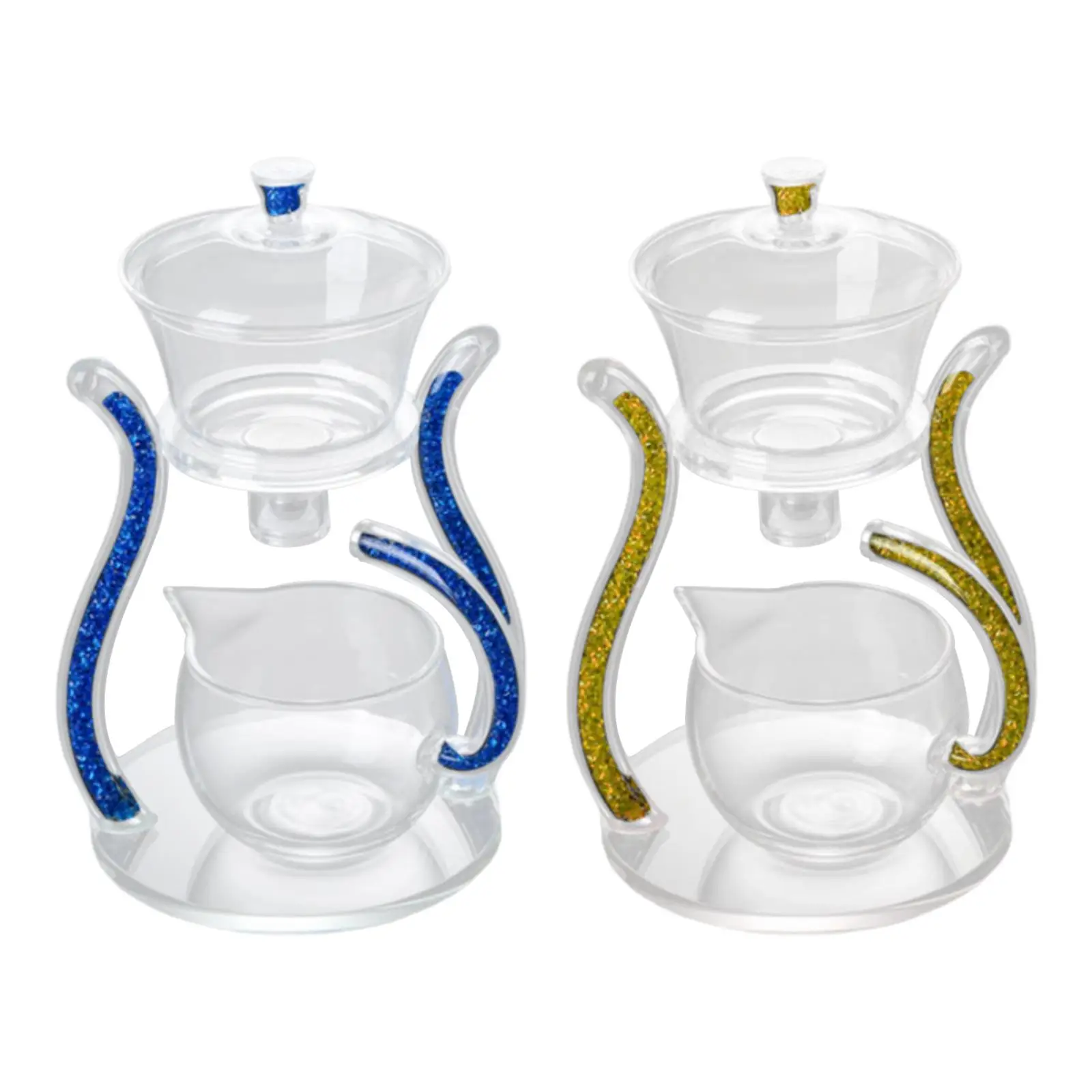 

Чайник прозрачный полуавтоматический, термостойкий, из хрустального стекла