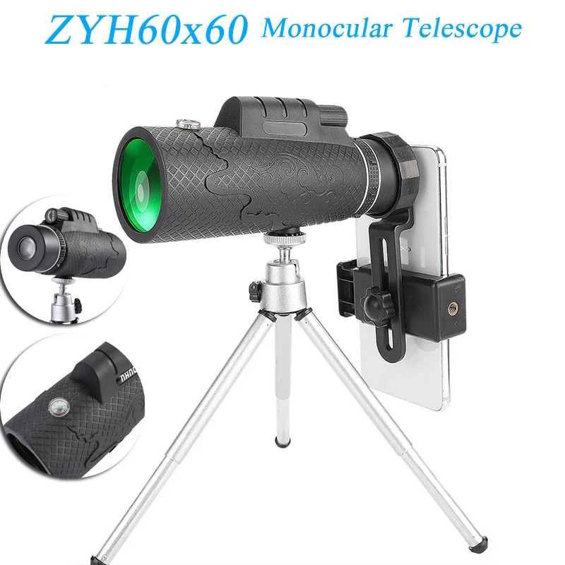 

Monocular Telescope Outdoor Sports Hiking Camping Equipment HD Portable Handheld Hunting Telescope Low Light Night Vision