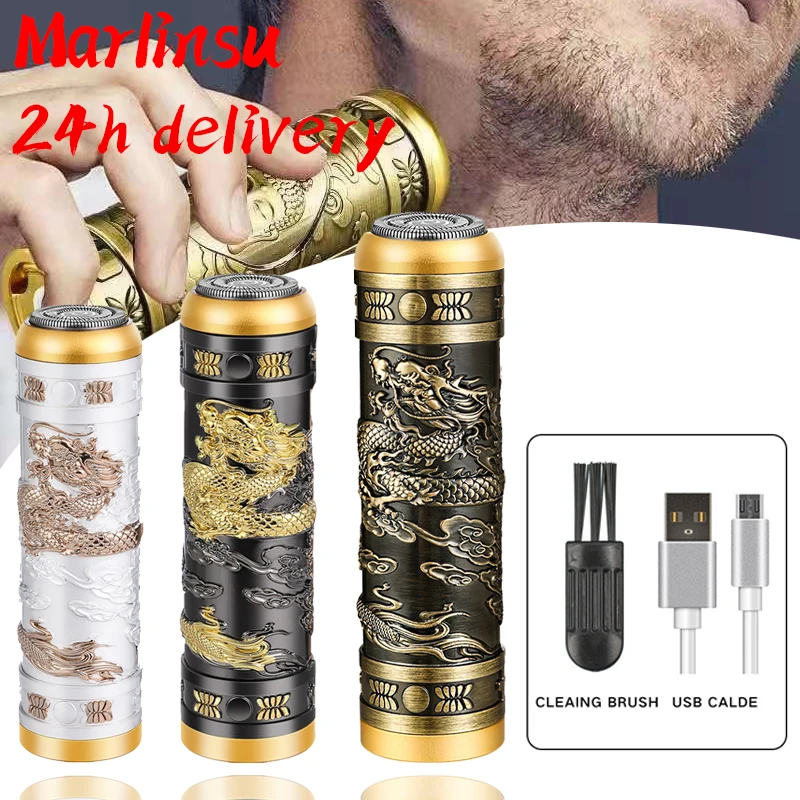 Men's Shaver Mini Usb Electric Shaver Durable Portable Washable Car Rechargeable Shaver