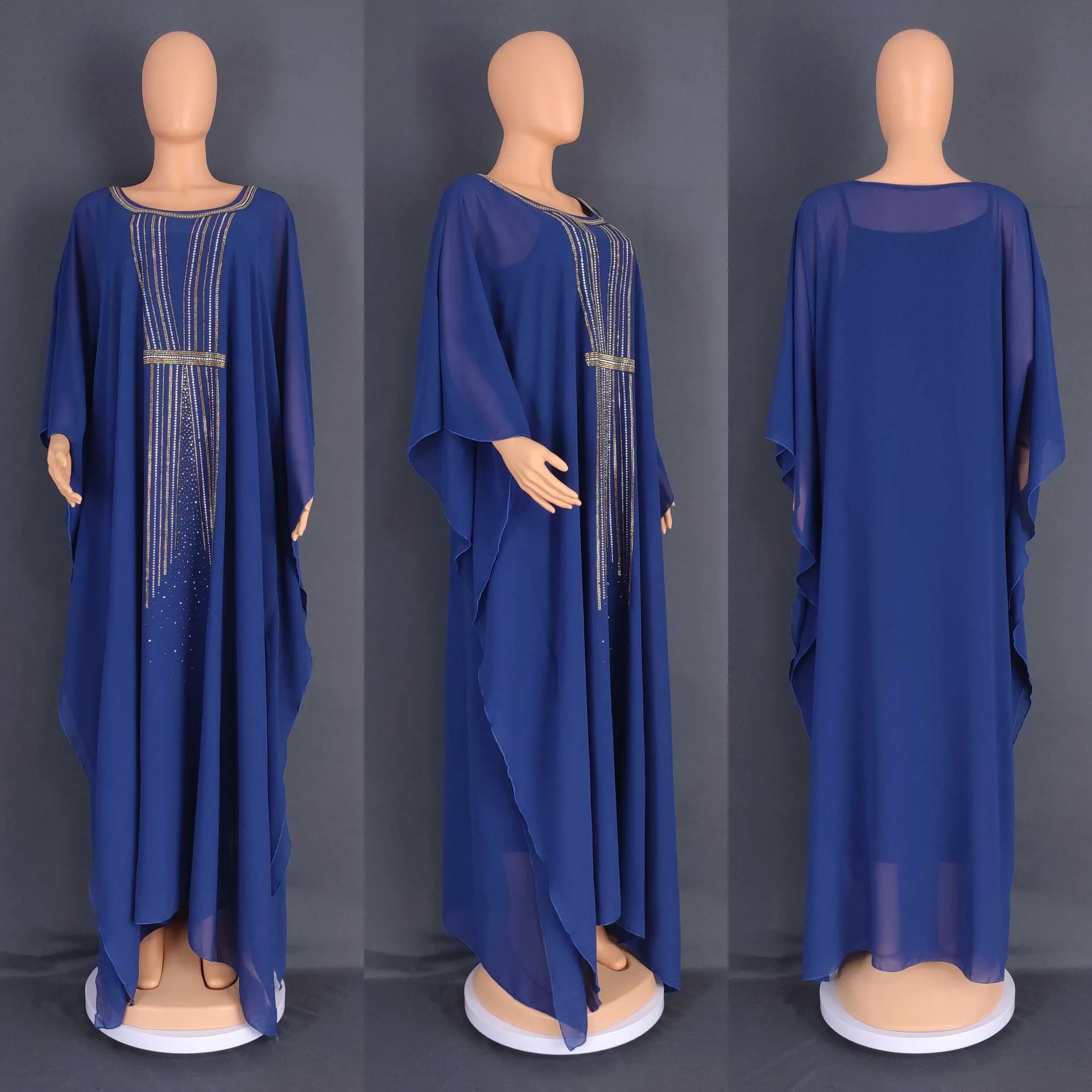 2 Piece Sets African Dresses For Women New Style Classic Dashiki Fashion Loose Long Dress Africa Clothes Muslim Fashion Abaya
