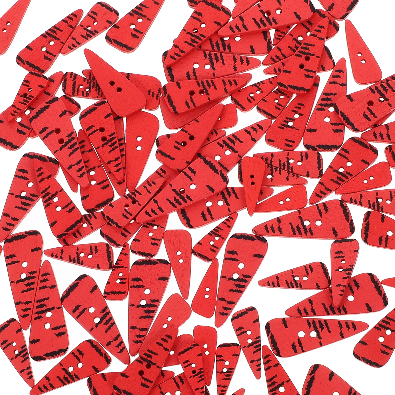 200 шт. пуговицы деревянные морковь Рождественский снеговик в форме носа ремесло