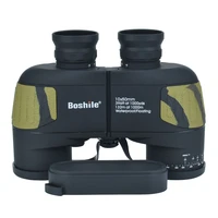 boshile 10x50 binoculars night vision telescope with rangefinder long range ipx7 waterproof fmc lens bak4 prism for hunting