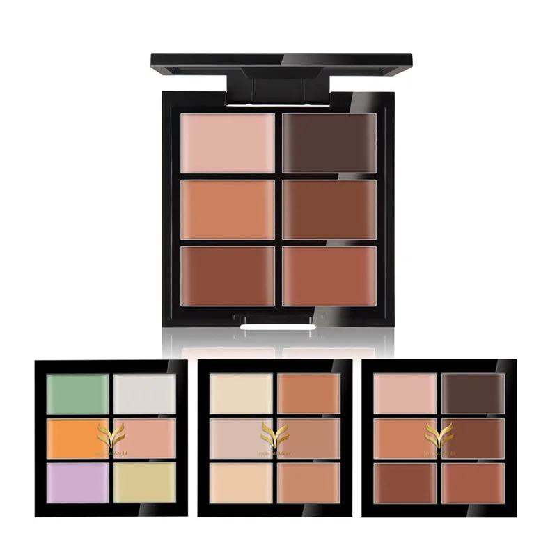 

HUAMIANLI 6 видов цветов контур лица для макияжа Пятна акне Create 3D Cosmetics Z01