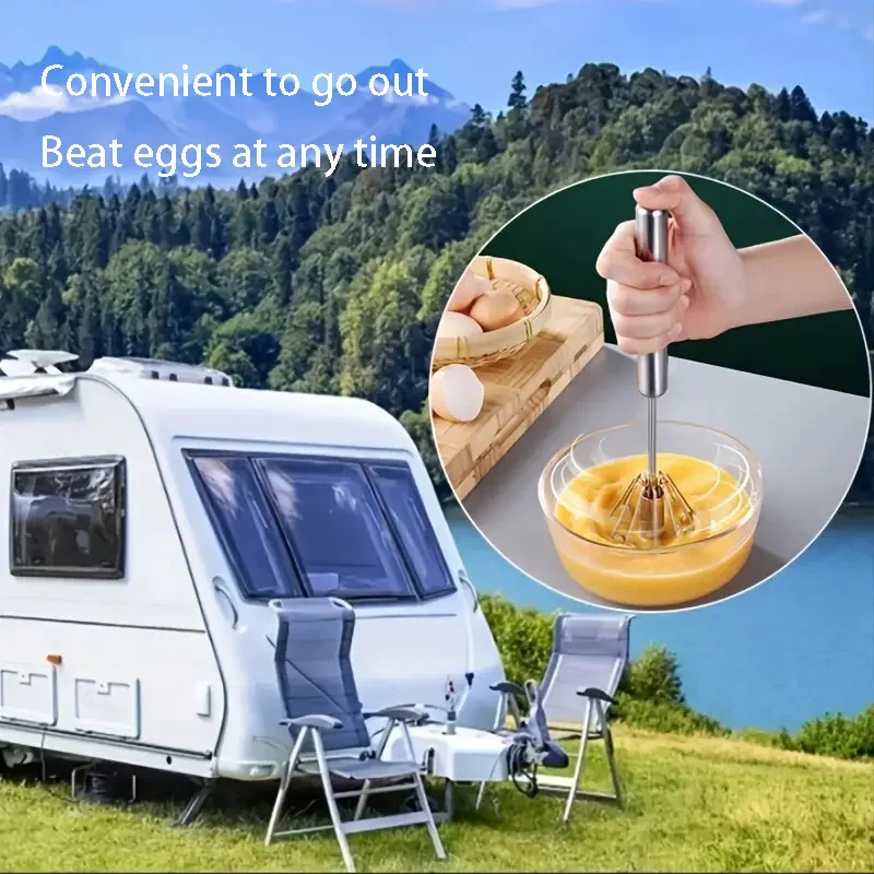 Бытовая полуавтоматическая взбивалка для яиц из нержавеющей стали