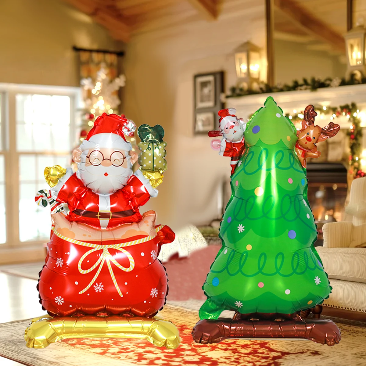 Рождественская Елка Воздушный Шар Из Алюминиевой Фольги Праздничный Реквизит