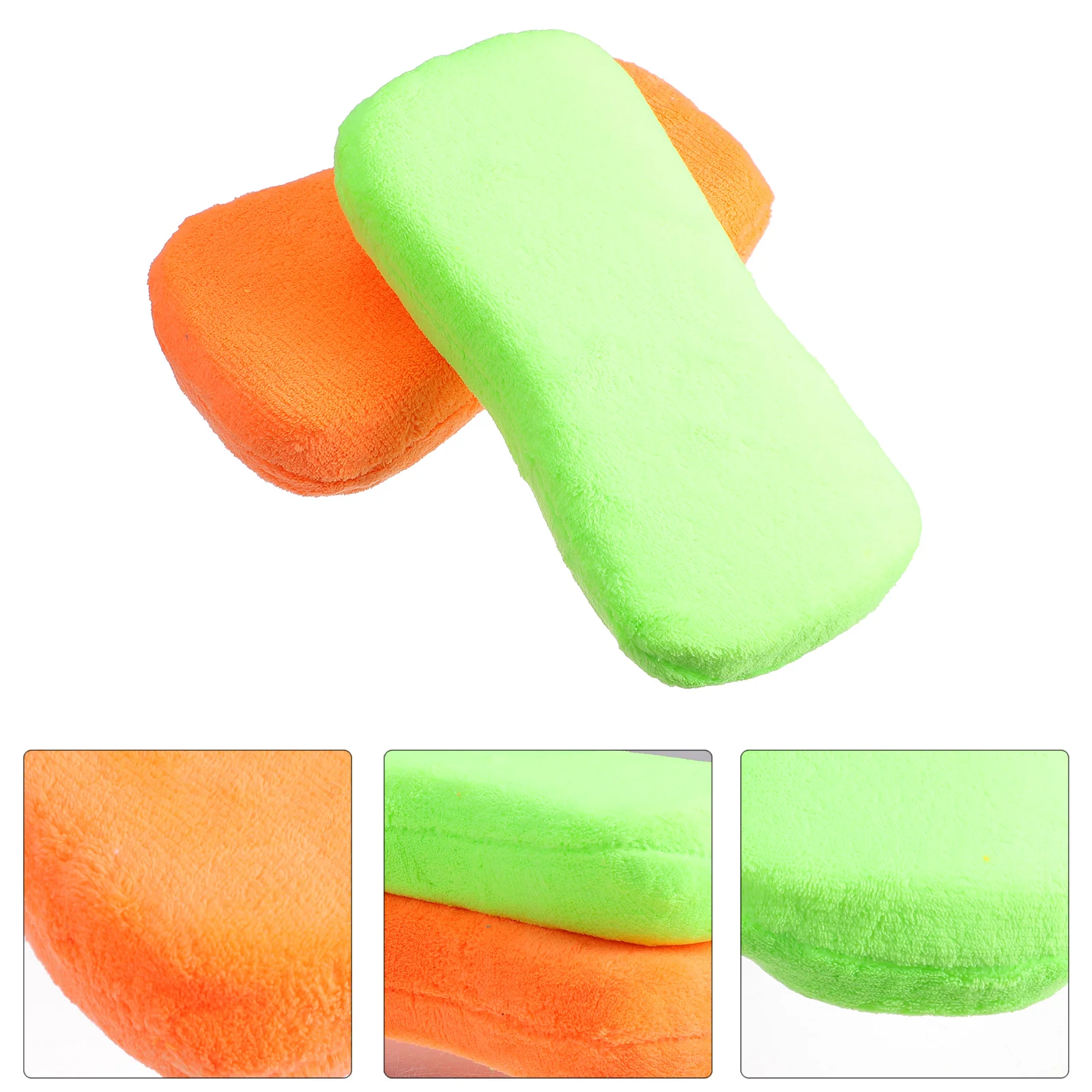 

2 Pcs Cleaning Brush Car Glass Tool Auto Sponge Tools Automatic Coral Fleece Vehicle Washing 8-shaped