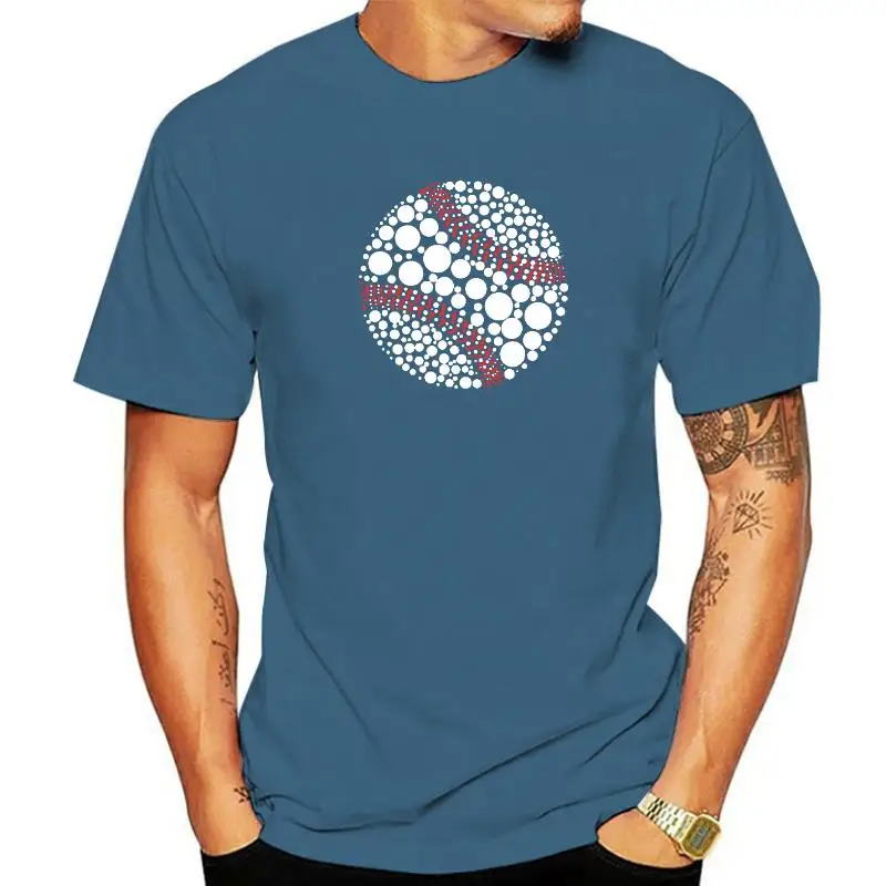 

Funny Polka Dot Baseball Lover Player International Dot Day T-Shirt Women's Fashion Softball Y2k Outfit Novelty Gift Graphic Tee