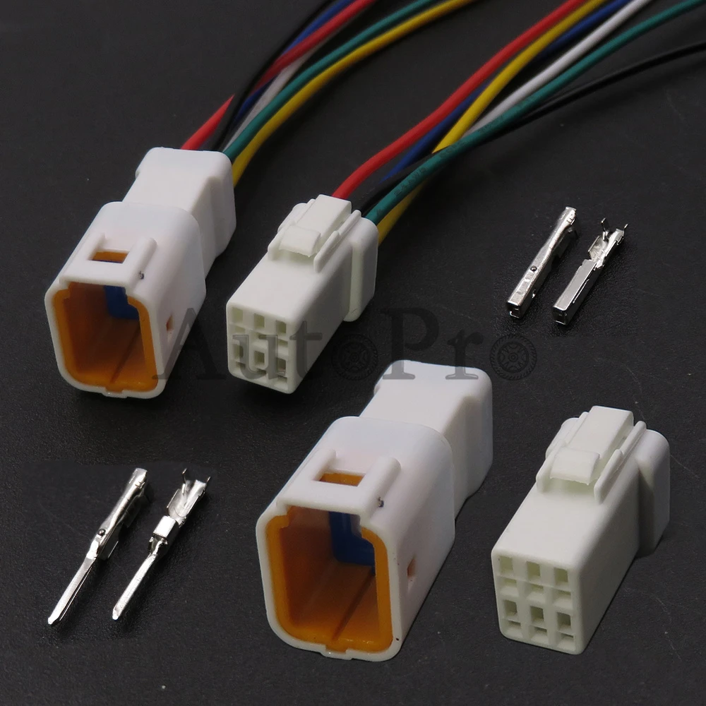 1 комплект 6 отверстий 06T-JWPF-VSLE-D 06R-JWPF-VSLE-D автомобильный пластиковый корпус электрический разъем автомобильный маленький Электрический проводной разъем