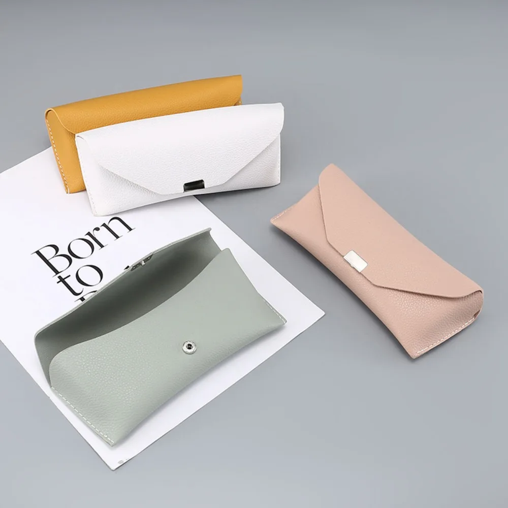 

Модный портативный Мягкий Чехол для очков с пряжкой из искусственной кожи