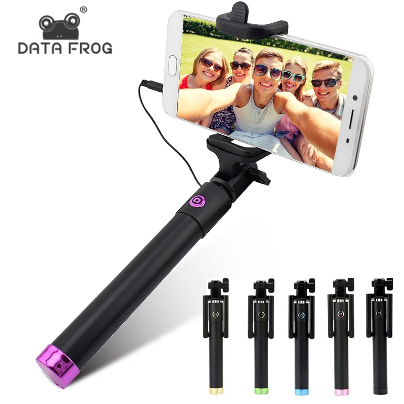 Телескопическая селфи-палка Data Frog 27 5-80 см |