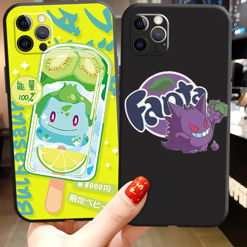 

Pokemon Pikachu Phone Cases For iPhone 11 12 Pro MAX 6S 7 8 Plus XS MAX 12 13 Mini X XR SE 2020 Cases Funda Carcasa