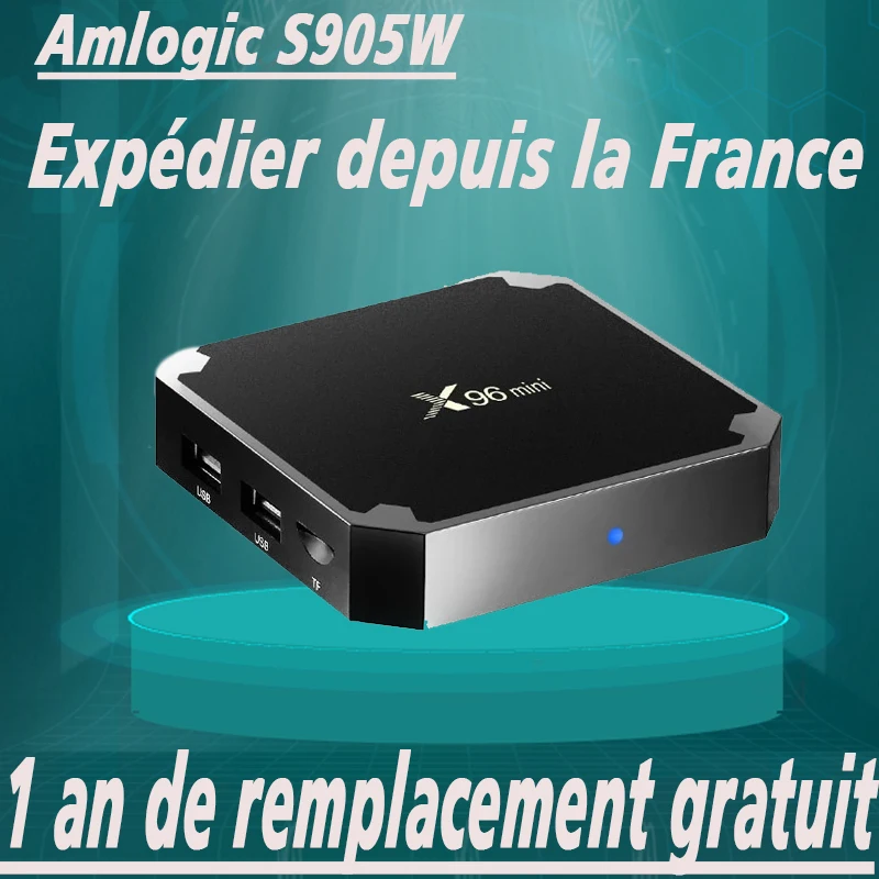 

4K Best Iptv BOX X96 MINI Android 9.0 Tv 2GB Ram 16GB Rom Support Amlogic S905W 2.4G Android Smart Tv Iptv Box Ship From France