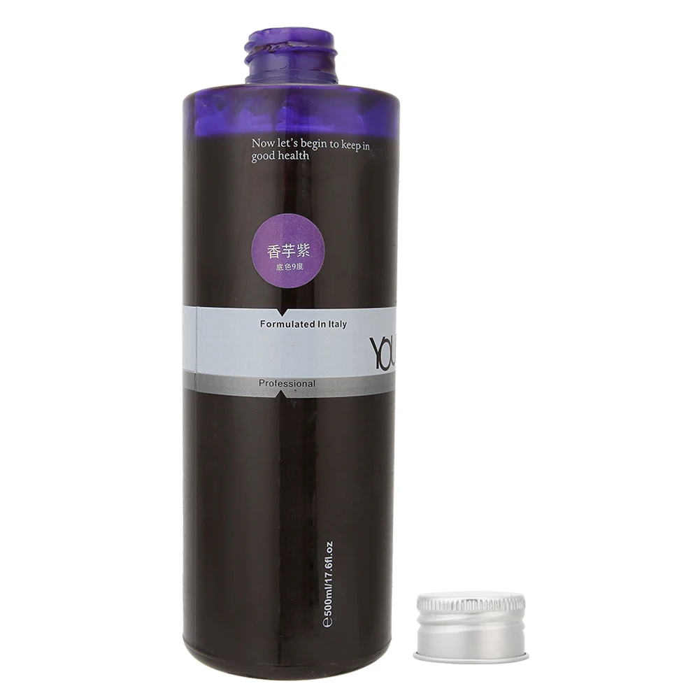 Ing Cream Mild Nodamage Temporary Styling Hair Dye Cream Profession Hairdressing Tools Taro Purple