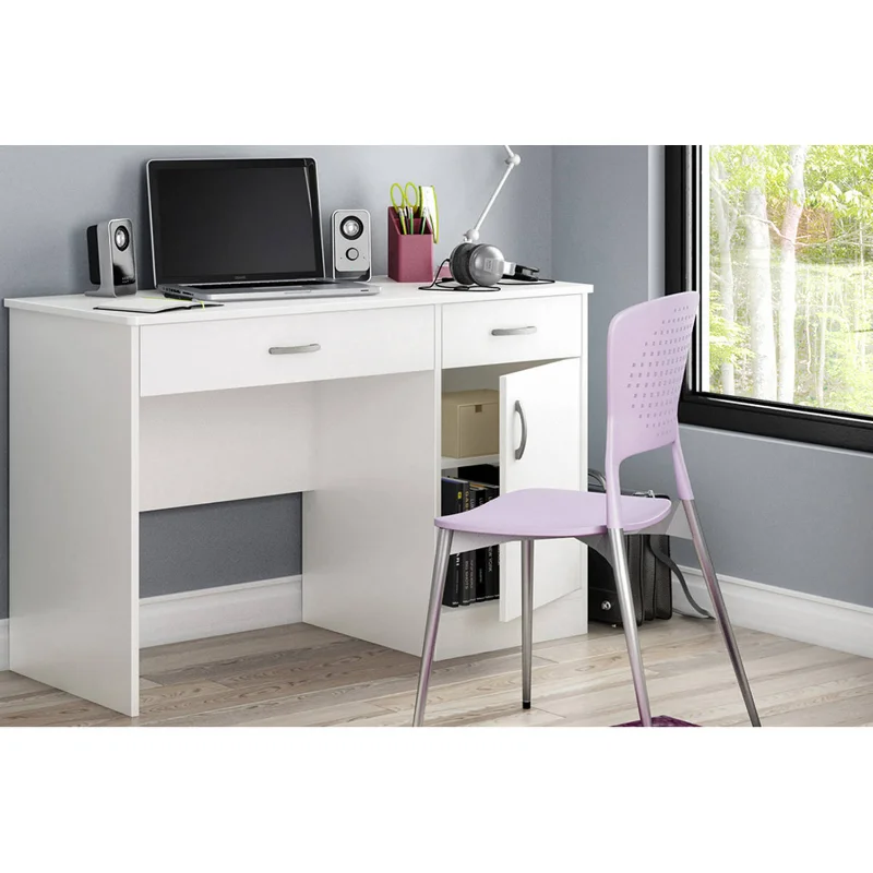 

South Shore Smart White Basic Kids Study Writing Desk
