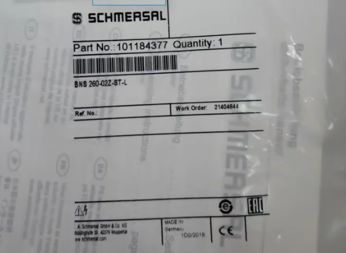 

Новый оригинальный датчик безопасности БНС 260-02Z-ST-L