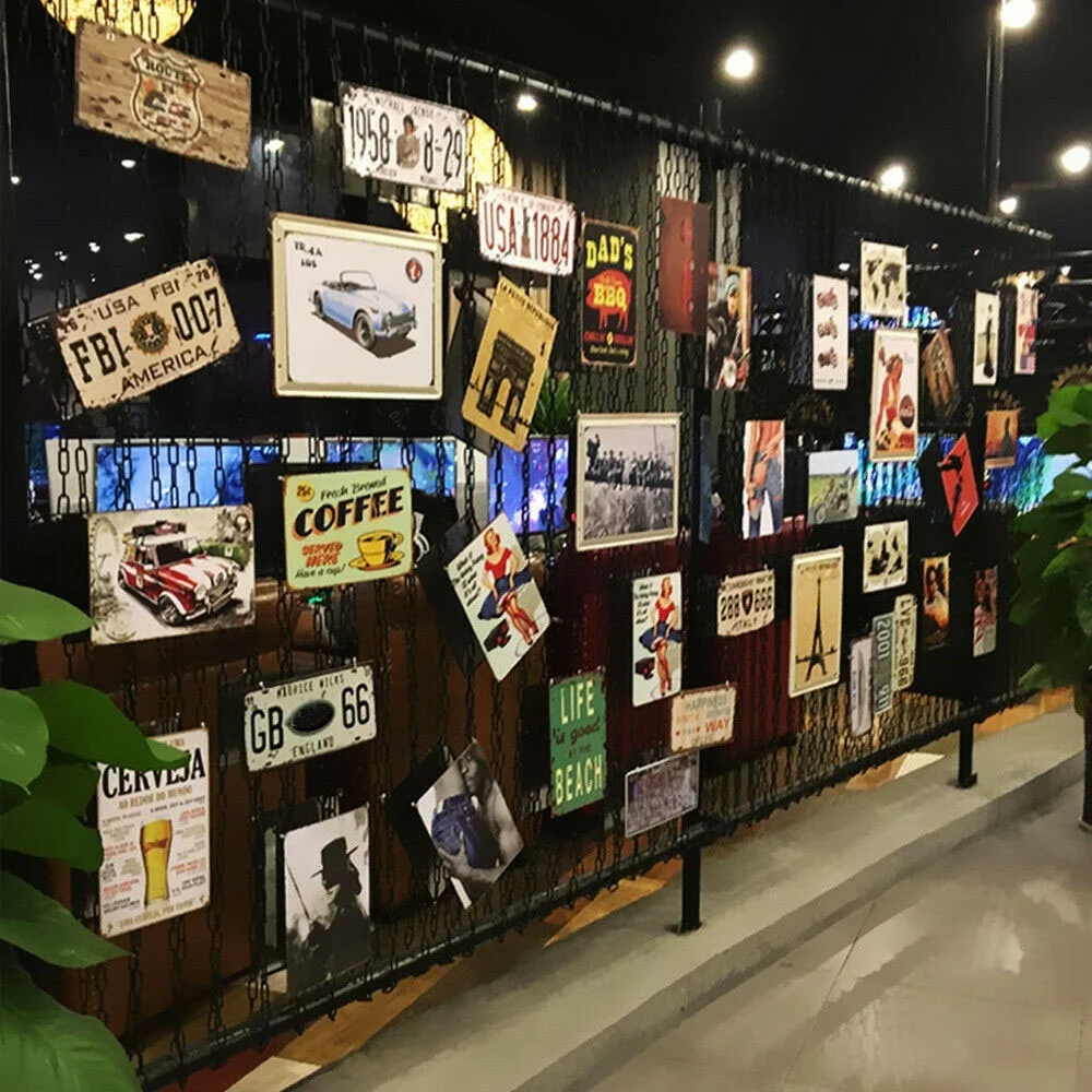 Ретро забавные металлические знаки листовые жестяной знак рабочие места часы